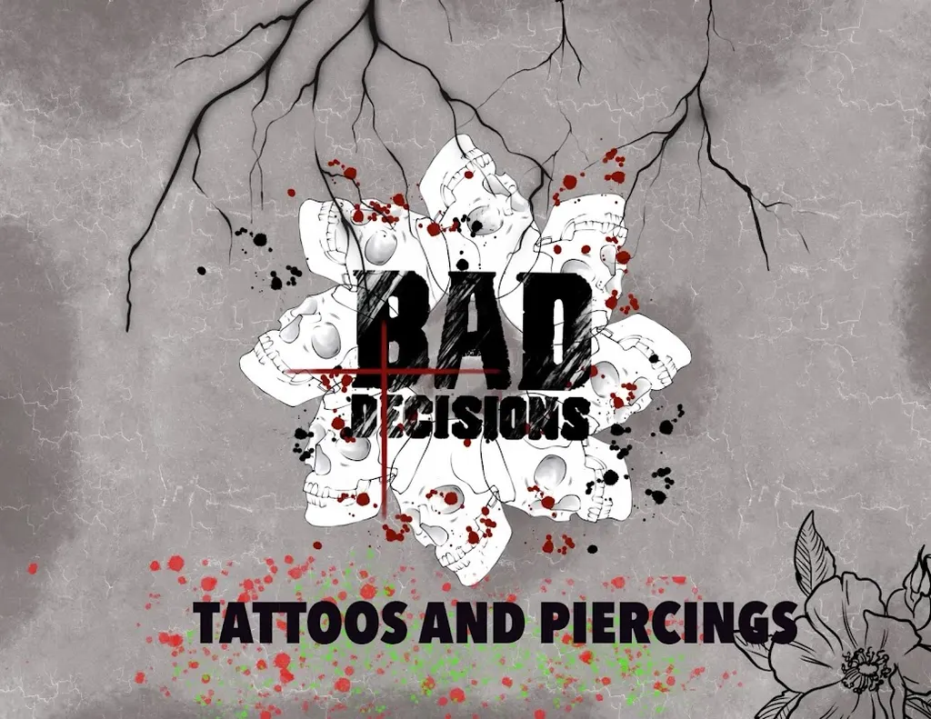 Bad Decisions Tattoos and Piercings — Tattoo and piercing shop in Laurel